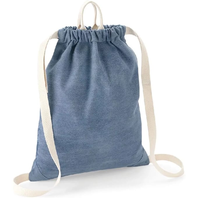 Denim touwtas Bag Base