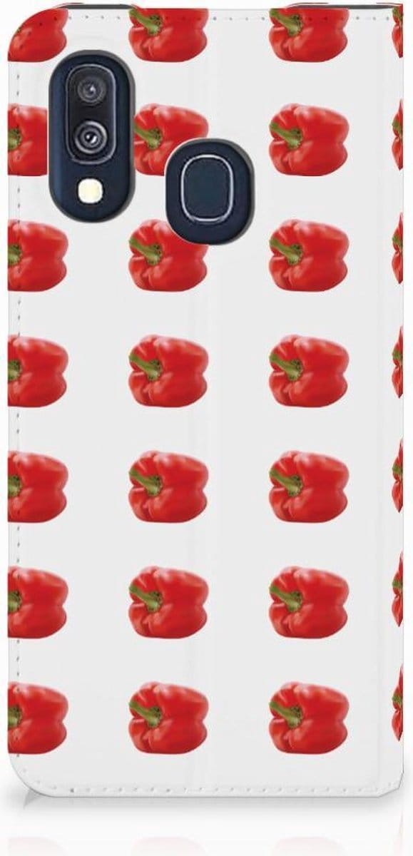 Samsung Galaxy A40 Flip Style Cover Paprika Red