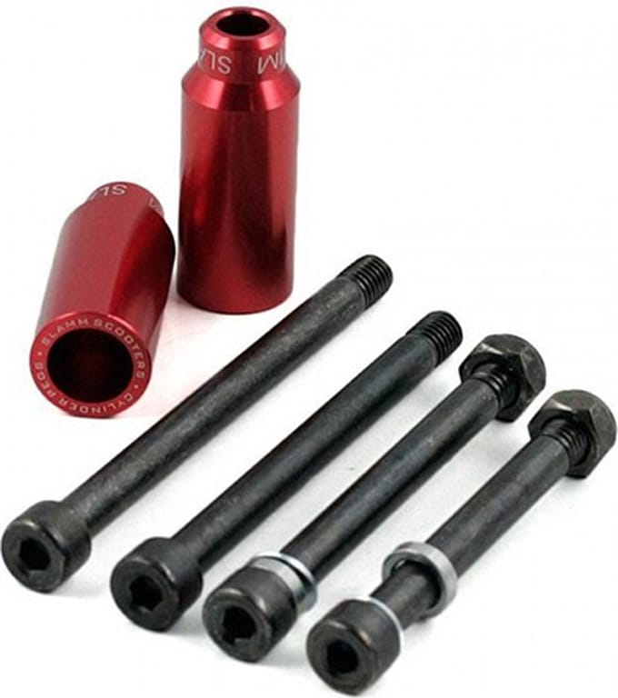 Slamm Pegs Stuntstep Rood