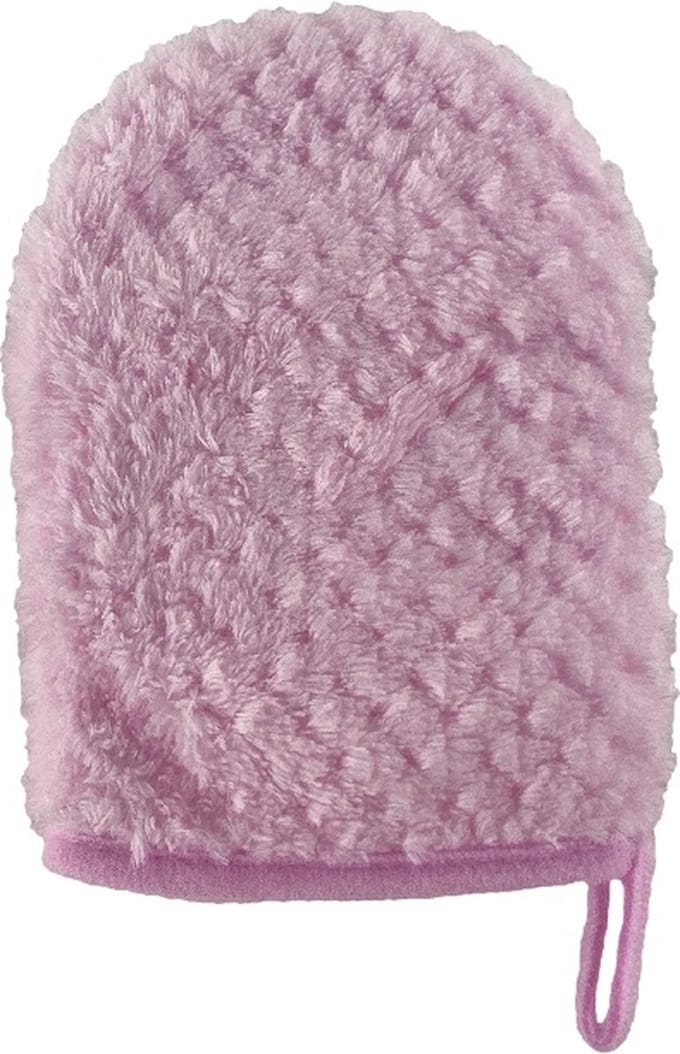 Make-up verwijderingshandschoen roze