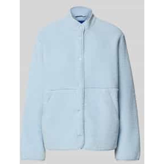 Relaxed fit Fleecejack met Opstaande kraag Model 'VERA'