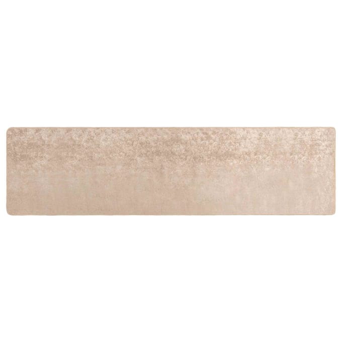 vidaXL - Tapijt - Runner - MARSA - Beige - 80 - x - 300 - cm - Polyester - en - PVC