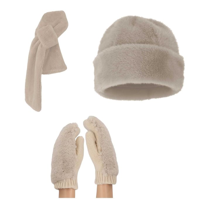 Fashion winterset - Dames - Bont - Kit