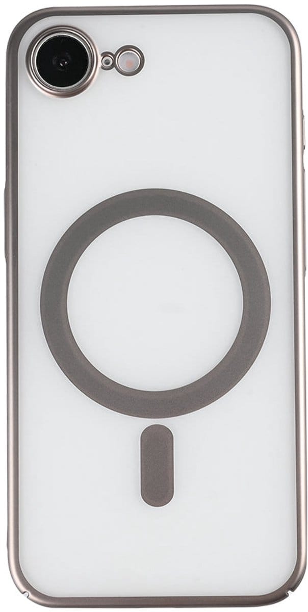 Rixus Instinct Mag Case For iPhone 16e Titanium Grey