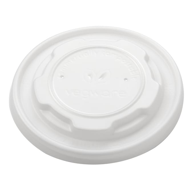 Vegware composteerbare platte deksels voor 23cl bakjes (1000 stuks)