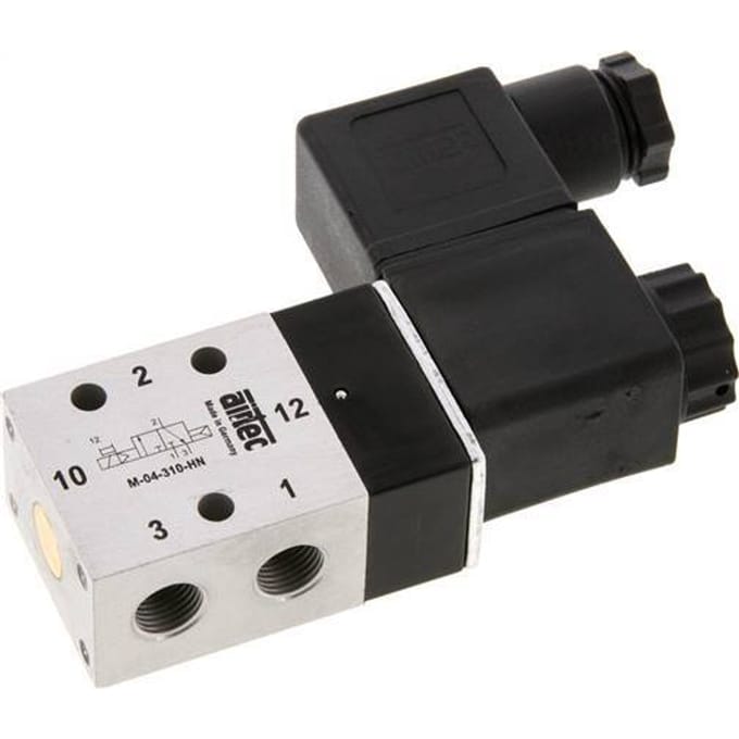 3/2 G1/8'' NC Magneetventiel 230V AC 2-10bar/28-140psi Airtec