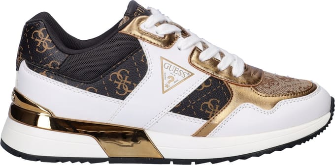Guess Mickay dames sneaker - Beige multi - Maat 39