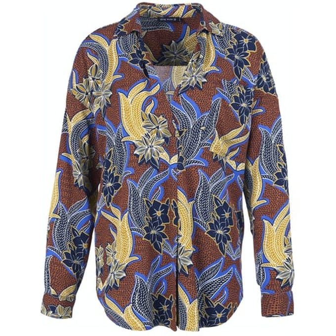 River Woods Ls Casual Shirt Blue Größe: 36 | Blusen Outlet | Damen | Blau
