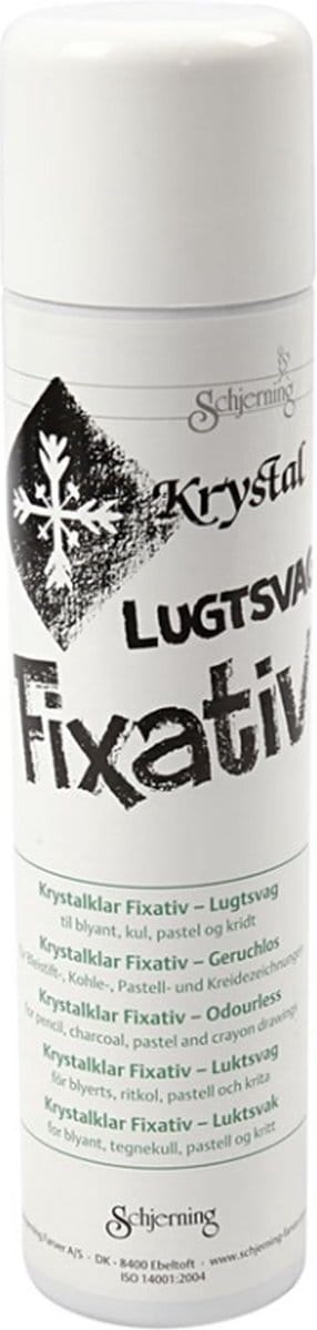 Fixeerspray - Transparante spray voor houtskool, potlood en pastel tekeningen