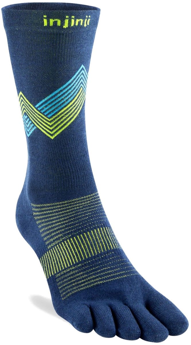 Injinji Run Lightweight Crew Coolmax teensokken - Navyblauw - 44-47