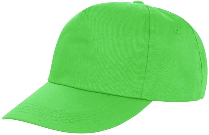 Onbedrukte Lime Cap - Verstelbare Pet - Unisex - Basic Cap