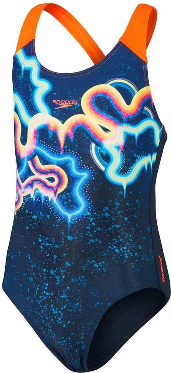 Speedo Digital Placement Splashback SportbadpakKinderen - Maat One size - Maat 152