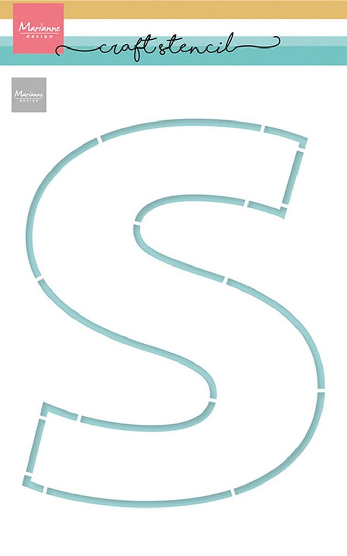Craft Stencil, S-Letter