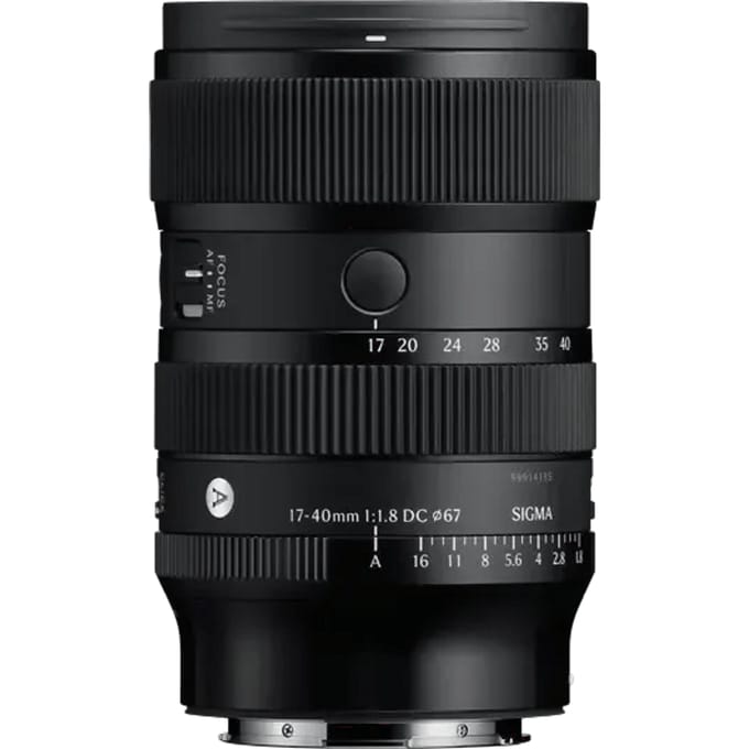 Sigma 17-40mm f/1.8 DC Art  Sony E-bevestiging