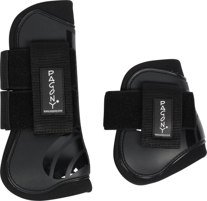 Pagony Pro Velcro Pees- En Kogelbeschermerset - Maat: Full - Donkerblauw - Kunststof