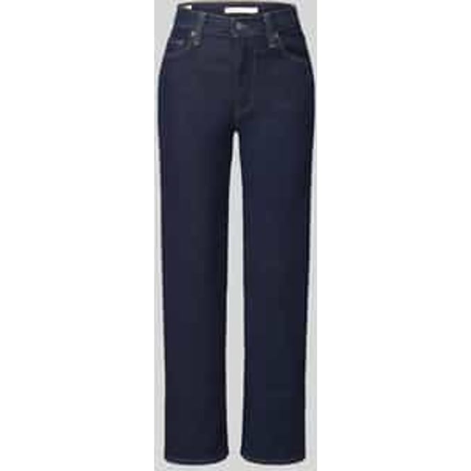 straight fit jeans van katoenmix met lyocell-aandeel model '723'