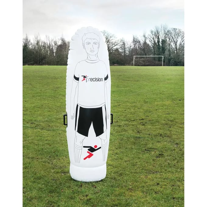 Precision - Opblaasbare Trainingspop - vrijetrap pop - 2 Meter - Wit