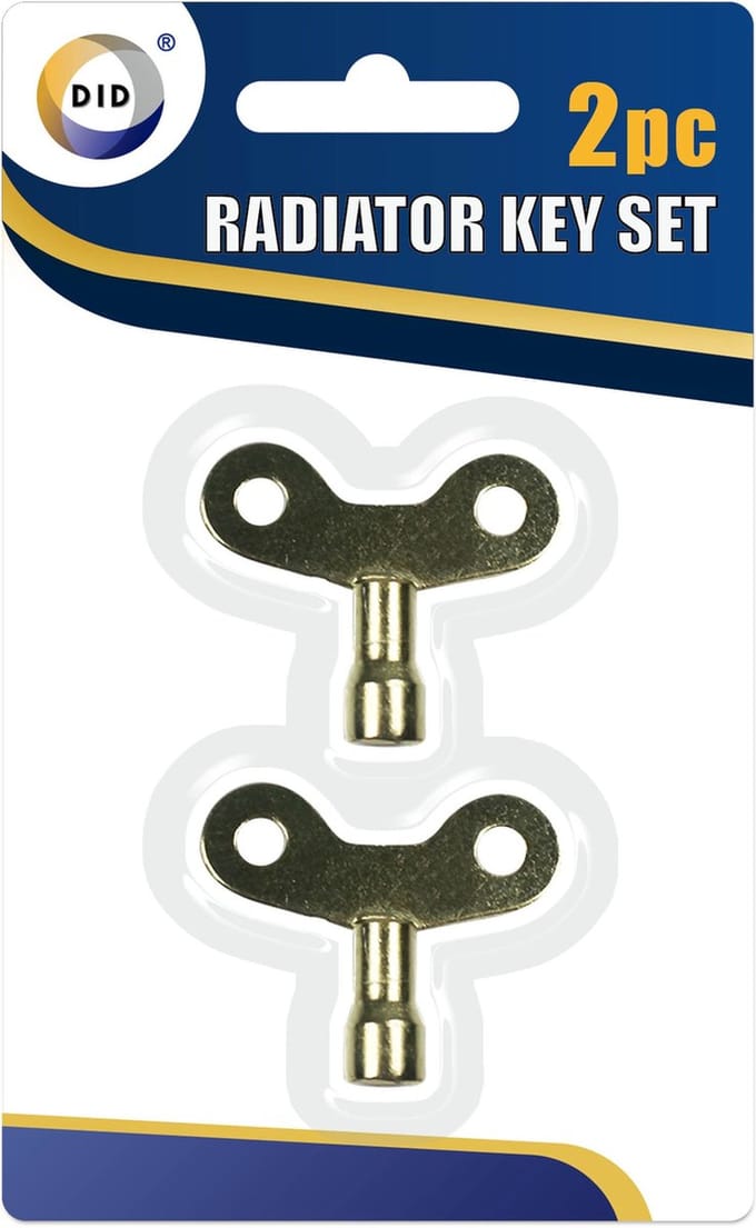 DID Radiatorsleutels/ontluchtingssleutels - set van 2x - universeel - voor aftapkraan