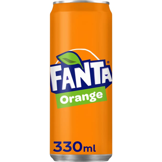 Frisdrank Fanta orange blik 330ml