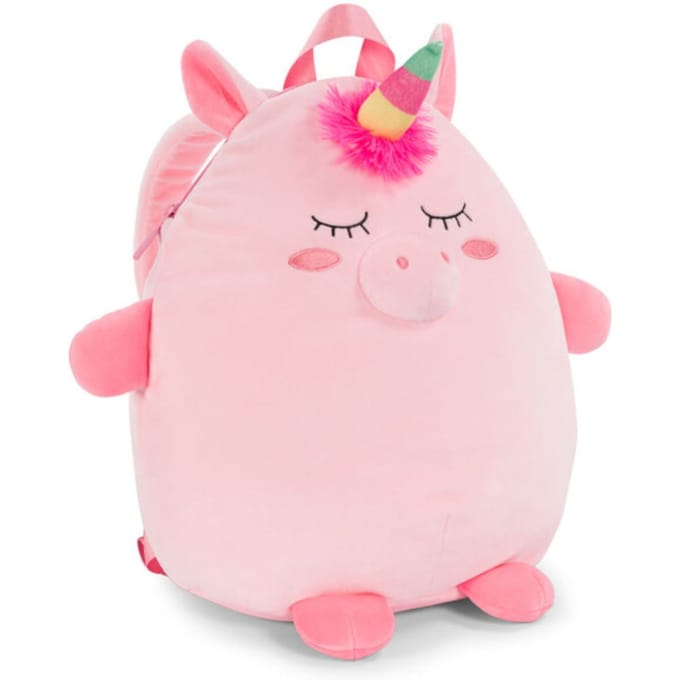 Noxxiez knuffel rugzak - unicorn