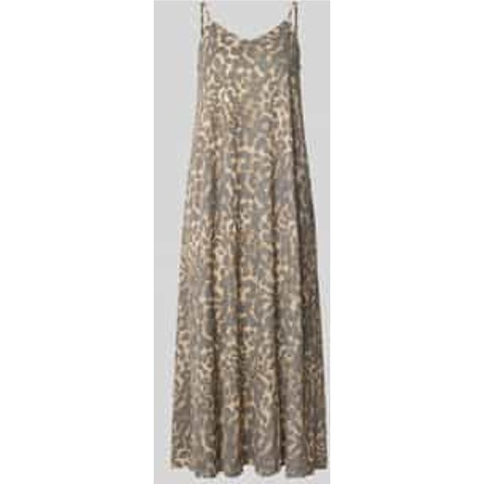 midi-jurk van modalmix in all-over look