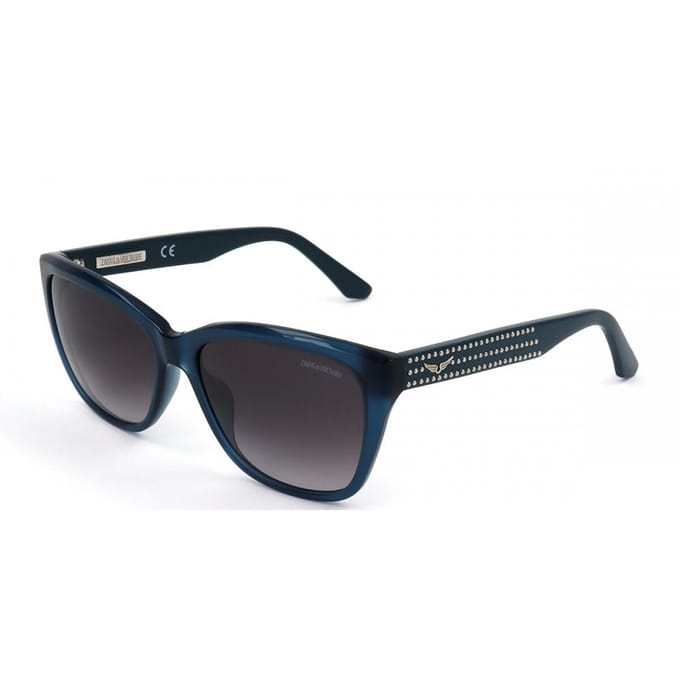 Zadig   Voltaire Szv106s 0u36 Lunettes de soleil homme Blue/55-16-140 gray
