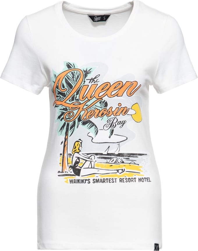 Queen Kerosin dames-T-shirt met print „ Queen’s Bay“