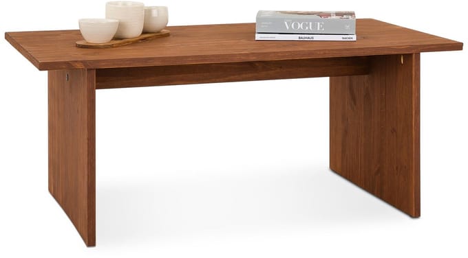 Salontafel SALTO van massief hout – donkerbruin