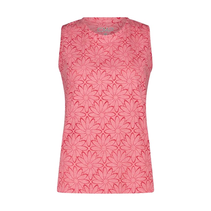 Verbleken jersey top met bloemenprint dames CMP