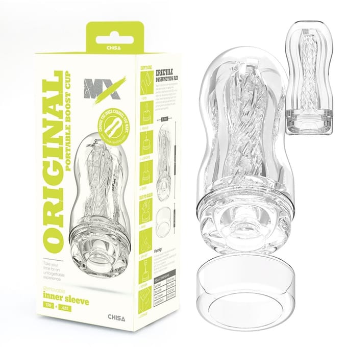 Chisa - Original Portable Boost Cup - Cup Masturbator - Transparant