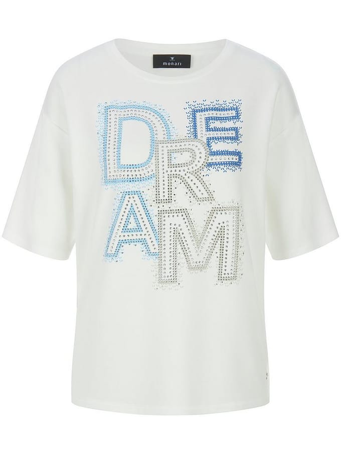 Shirt ronde hals Van Monari wit
