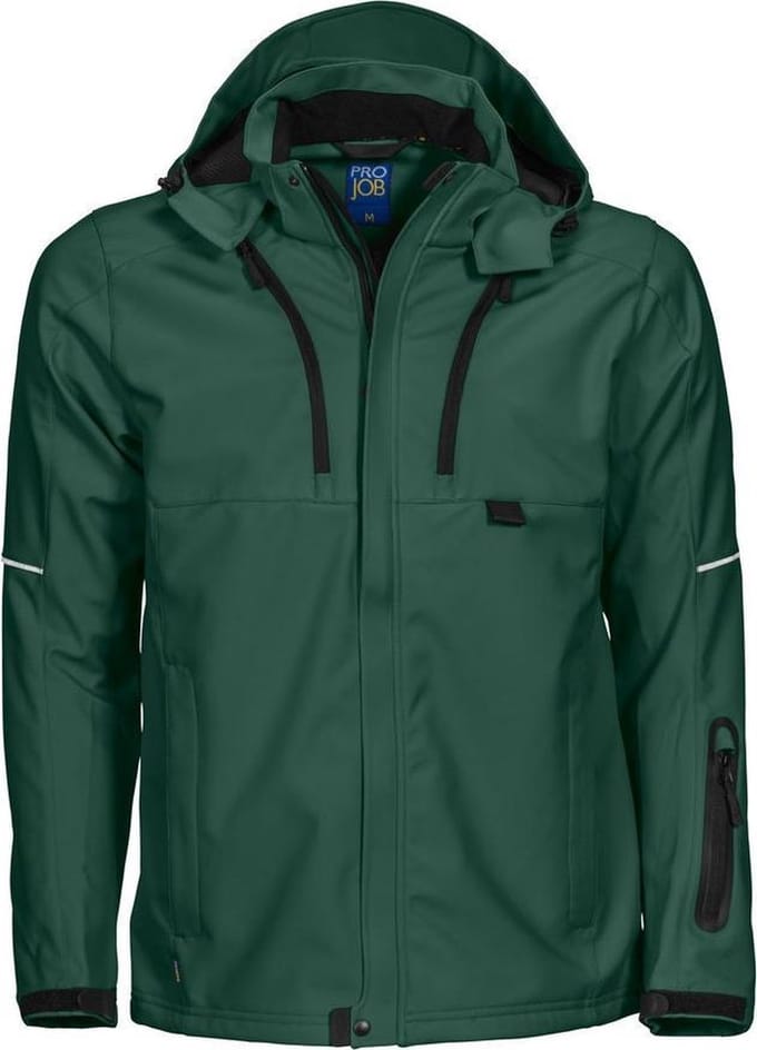 ProJob 3406 SOFTSHELL JAS 643406 - woudgroen - XS