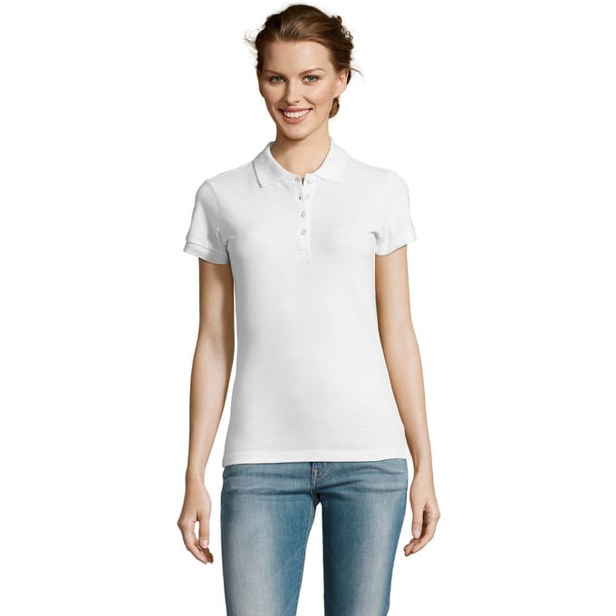SOLS Dames/Dames People Poloshirt (Wit)