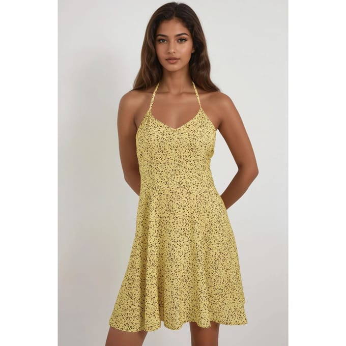 Bloemmotief Mini-jurk