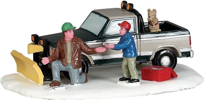 Lemax - Snow Plow Set-up uit de 2017 Collectie