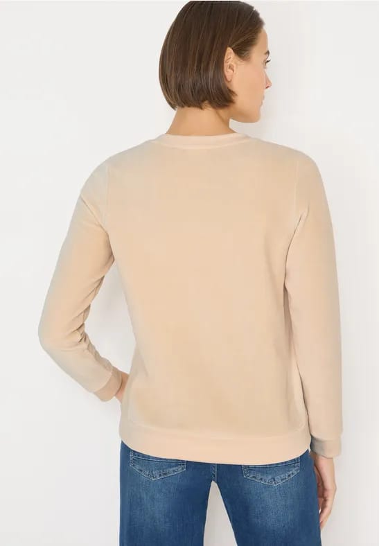 Shirt met zachte structuurmix