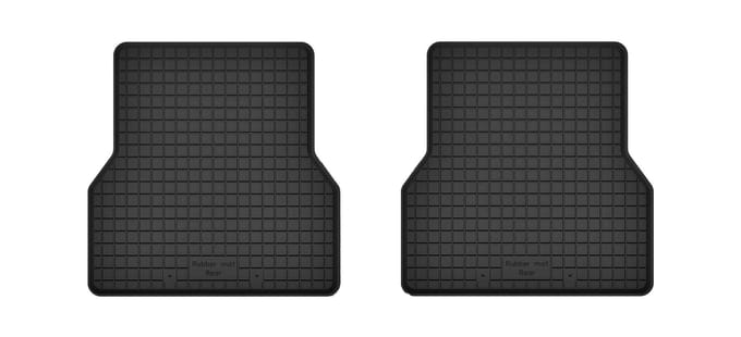 Wielganizator BasicProtect - Rubber Vloermatten - Volkswagen Beetle - Cabrio/Coupe 2012-2019 - Set van 2 - Antislip
