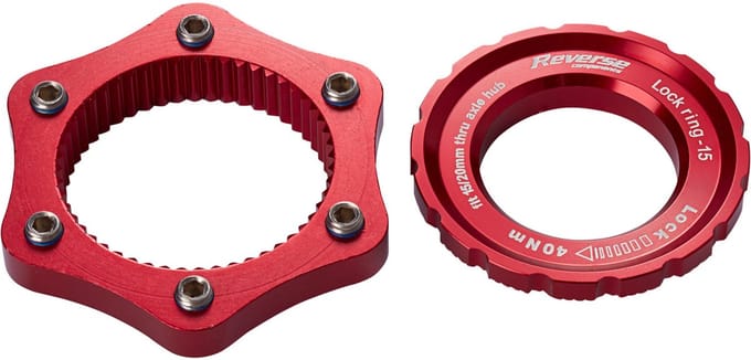 Reverse Center Lock Adapter schrijfremadapters rood
