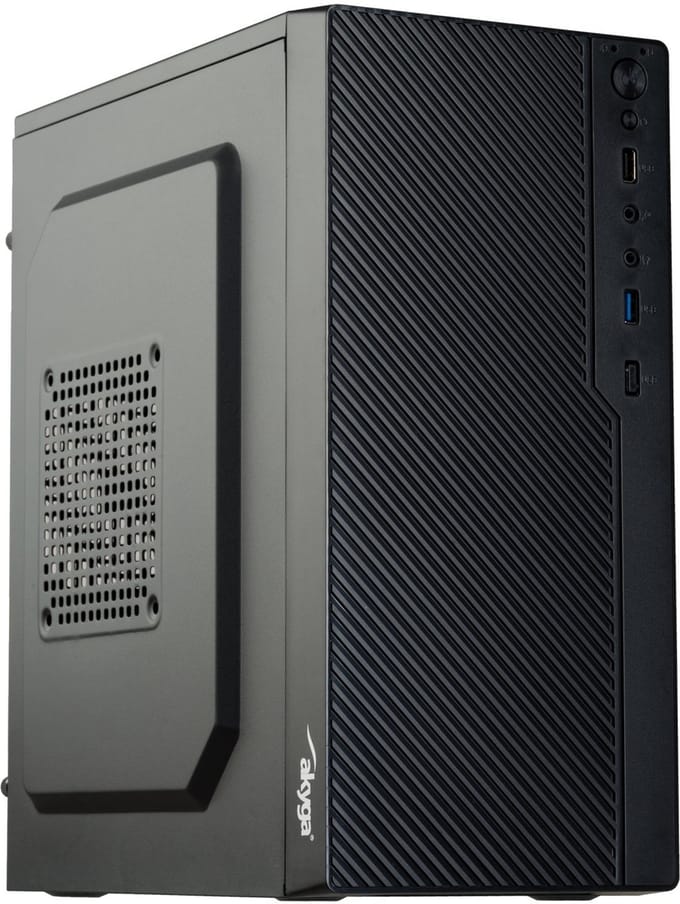 Akyga Micro Atx Computerbehuizing Voor Matx Pc-Moederborden Ak36Bk Zwart