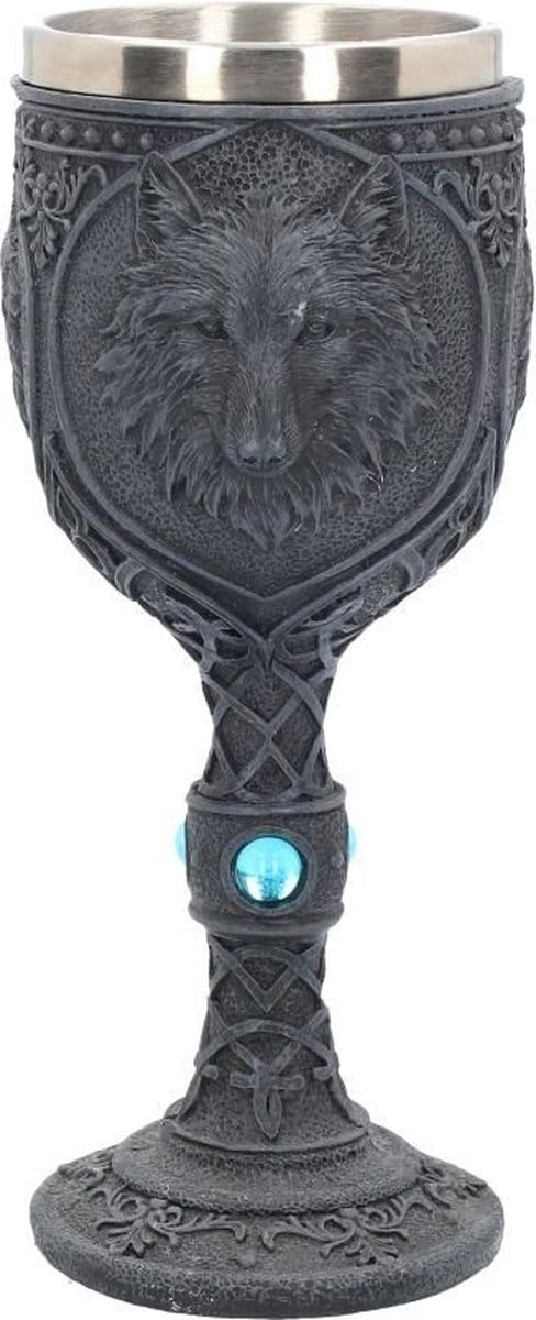 Nemesis Now - Wolf Fantasy Beker - Zwart