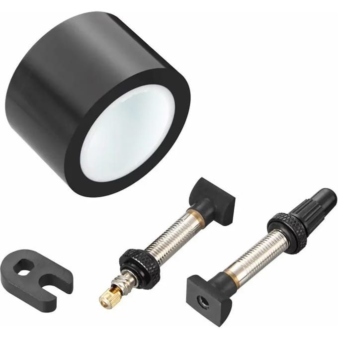 Sram Tubeless Kit 26 Mm/2 Universal Valves/1 Valve Core Velglint Zwart,Zilver