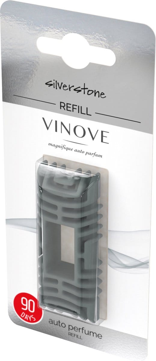 Vinove Navulling Silverstone Autoparfum - Luchtverfrisser - Car Airfreshner