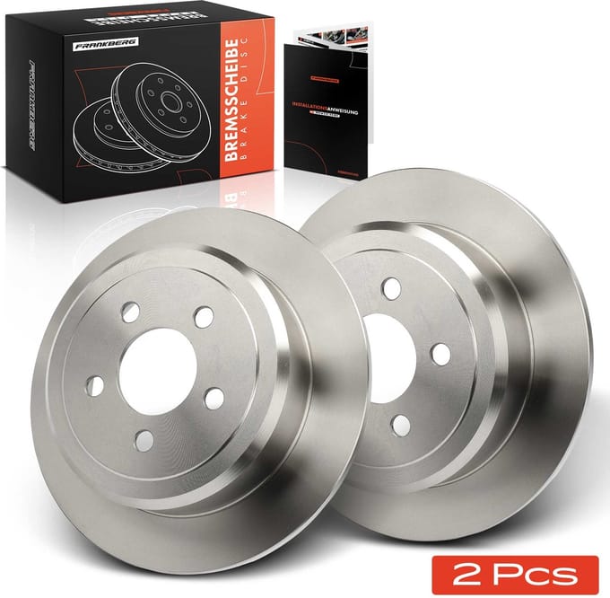Frankberg 2x Remschijven Achteras voor Dodge Nitro Jeep