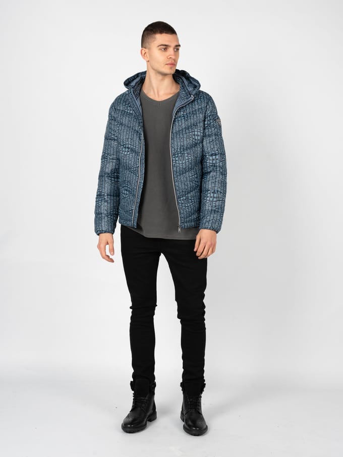 Guess jas Down Jkt Mannen blauw