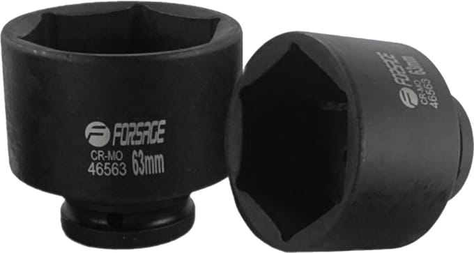 FORSAGE F-46563 Serie - 6-kantige Dopsleutel - 63 mm - Cr-Mo Staal