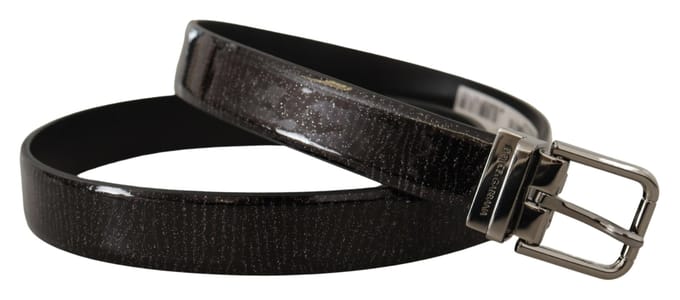 Zwarte Leren Riem Bel8473