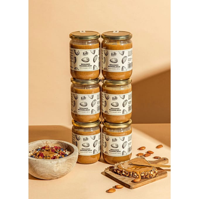 KoRo | Amandelpasta bruin 6 x 500 g