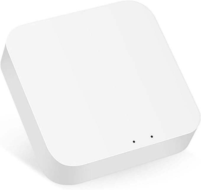 Slimme Lucht Monitor - Kwaliteit Sensor - Binnenklimaat Meten - Detecteert 6 Parameters - 100x100x40mm - Wit