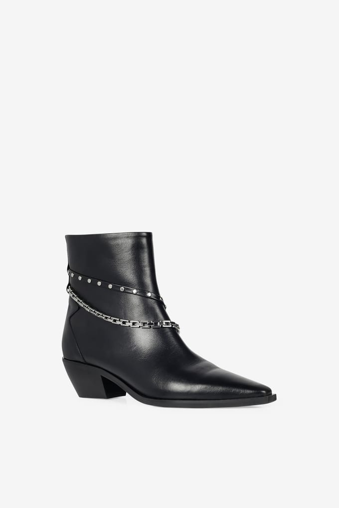 IRO Paris Eddy Boots Patent Black Taglia: 36 | Stivali Outlet | Donna | Nero