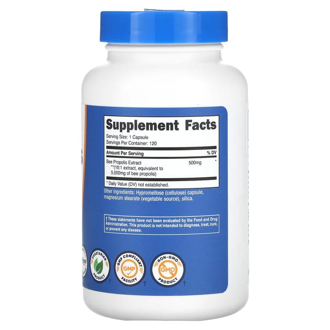 Nutricost, Propolis, 5.000mg, 120 capsules